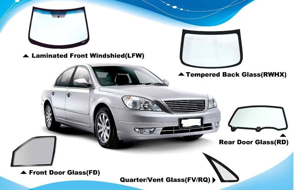 Wholesale Front Windshield Glass for ZhongTong Bus Laminated Windshield Screen