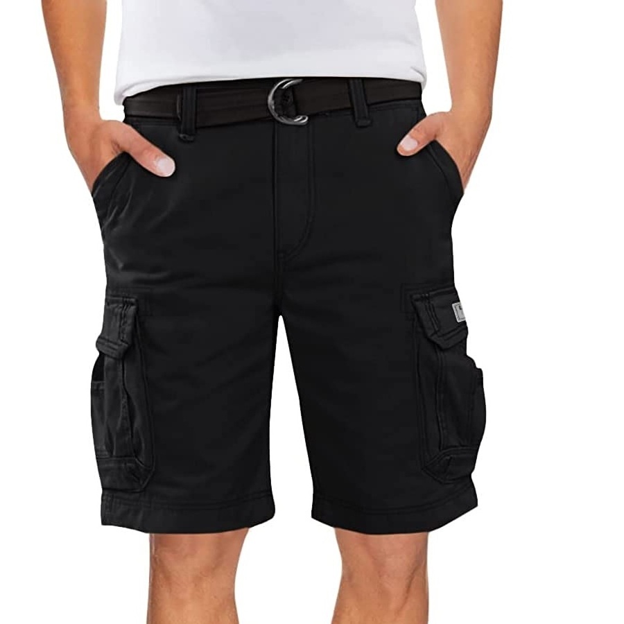 Men's Classic Cargo Shorts Wholesale Breathable Hip Hop Zipper Fly Multi Pockets Mens Cargo Short Pants BD Supplier