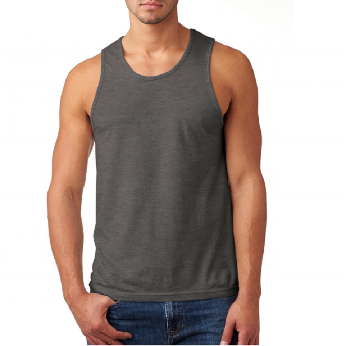 Men Tang Tops Solid Blank Soft Fabric Sleeveless 2022 New Design Men's Solid Color Tang Tops Wholesale Gym Workout