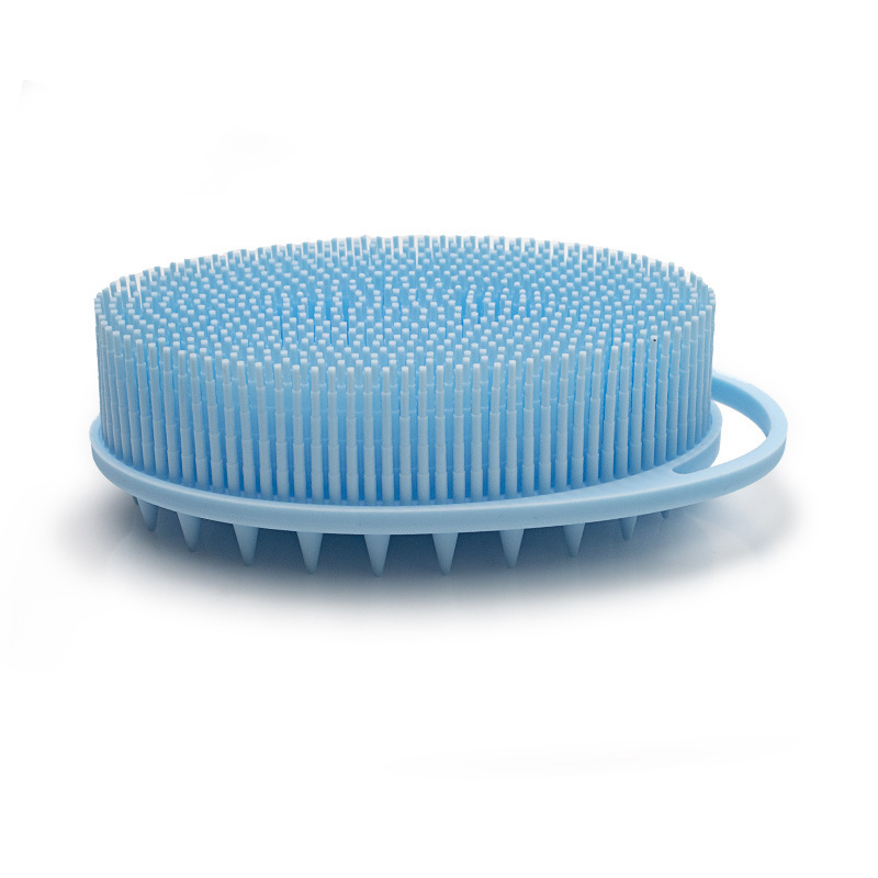 Handheld Cleansing Skin Private Label Bath Brush Gentle Exfoliating And Lather Well Silicone Bath Brush Body