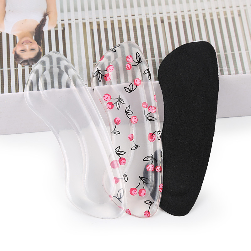 Anti-wear stick half-yard pad heel patch thick GEL insole heel stick anti-drop foot