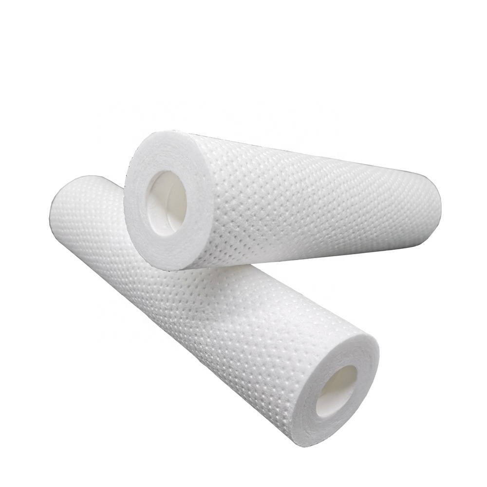 high filtration durable melt blown pp filter cartridge replacement for household family filtration