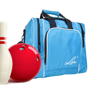 Durable Single Bowling Ball Carry Bag With Extra Storage Pockets Sports Racket Bag