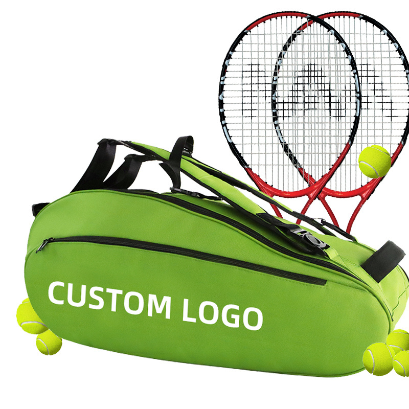 Large Capacity Tennis Bag Padded to Protect Rackets & Lightweight Professional or Beginner Tennis Players