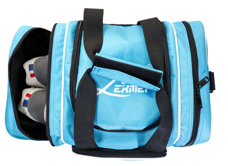 Durable Single Bowling Ball Carry Bag With Extra Storage Pockets Sports Racket Bag