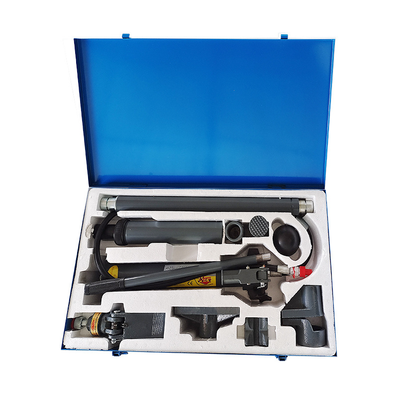 Hot Sales Frame Repair Kit Repair Vehicle Equipment Split Jack 10 Ton Hydraulic Porta Power Jack With Wheels