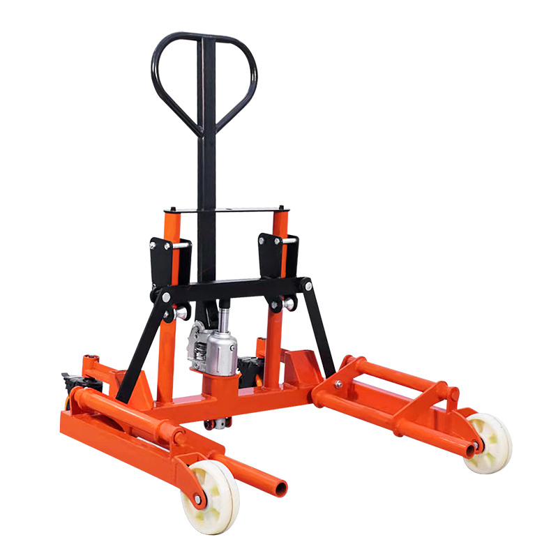 New Product Tire Forklift Handling Machine Manual Hydraulic Wheel Tire Lifter In Tire Changers For Large Trucks