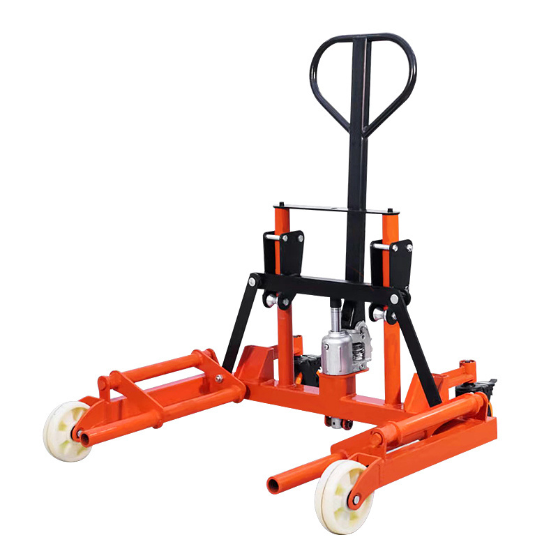 New Product Tire Forklift Handling Machine Manual Hydraulic Wheel Tire Lifter In Tire Changers For Large Trucks