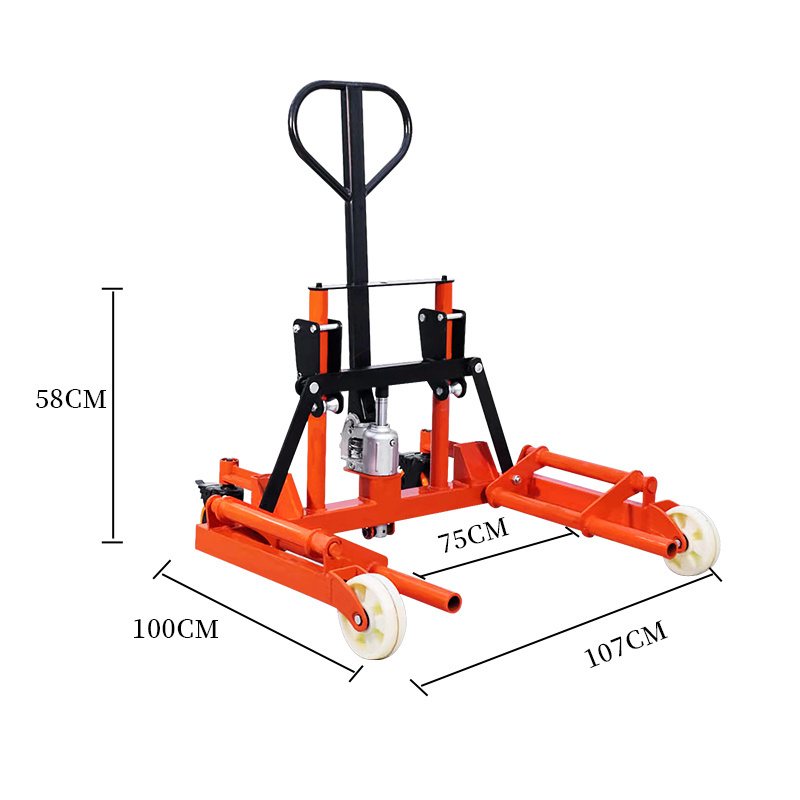 Truck Tire Wheel Dolly Extra Large Arm Single Tire Handler Storage Dollyre Handler Truck Wheel Dolly