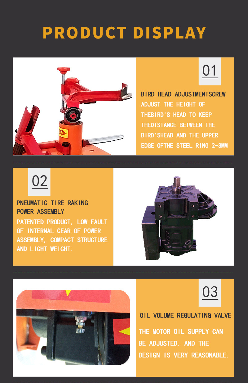 Factory Direct Sales R16/R17.5-R19.5/R22.5 Truck Tire Changer Machine Tire Tyre Changers Used For Truck