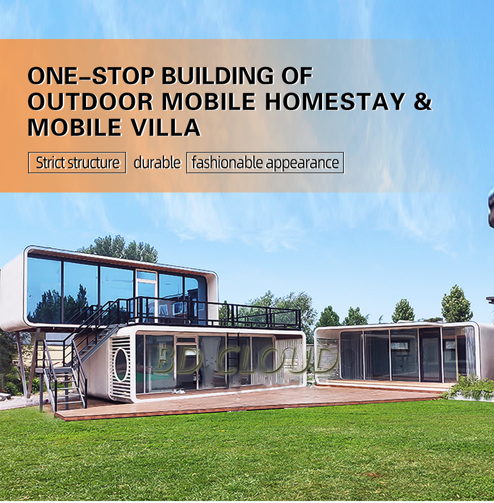 Hot Selling 20ft 40ft Modern Popular Prefab House Mobile Working House Office Pod Outdoor Apple Cabin