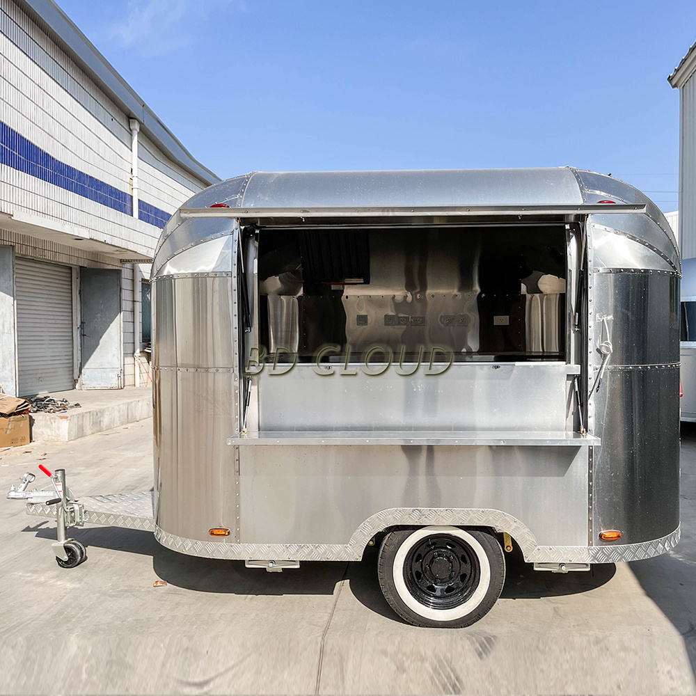 Mobile fast food trailer / customized mobile restaurant / kitchen / canteen food vending truck