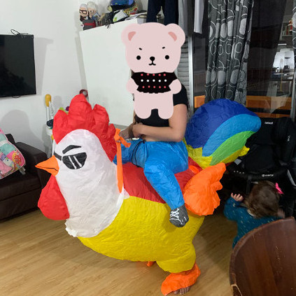 mascotte botargas disfraz inflable cock mascot Chicken Adult halloween cosplay funny inflatable rooster costume