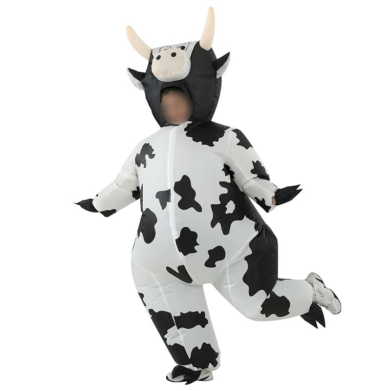 funny animal Inflatable Costume Cow Costumes Fancy Dress Cosplay full life size inflatable milk cow mascot costume