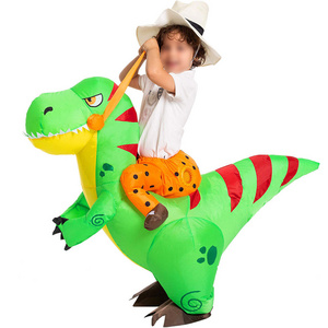 Inflatable disfraces de dinosaurios Costume Halloween Festival Dinosaur Costumes Blow up Adult Kids cosplay toy outdoor