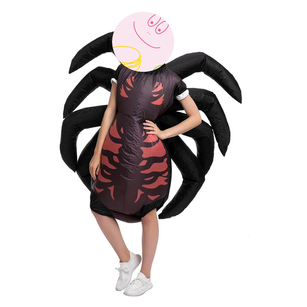 disfraz para de halowen hinchable halloween Inflatable spider Costume Full Body Adult Unisex  funny holiday cosplay Costume