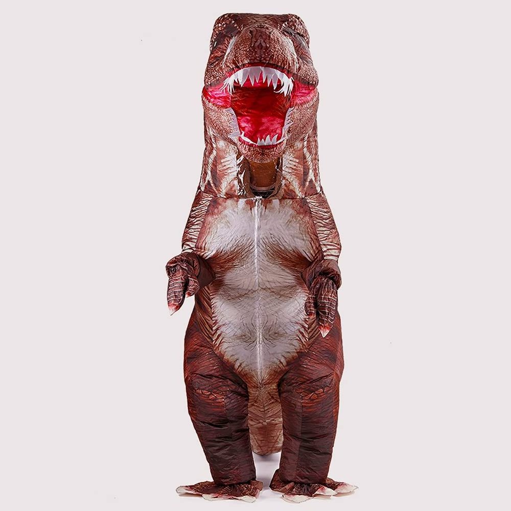 botargas disfraz Inflatable Dinosaur Costume Blow up T-rex Costumes for Adults Fancy Dino  Party Halloween Cosplay Costume