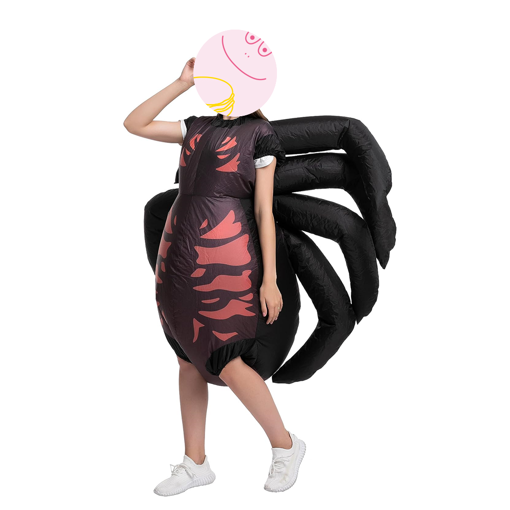 disfraz para de halowen hinchable halloween Inflatable spider Costume Full Body Adult Unisex  funny holiday cosplay Costume