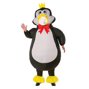 madagascar mascot Hot Sale Giant Fancy Dress Penguin mascotte mascot Big Bird Inflatable Costume for Adults