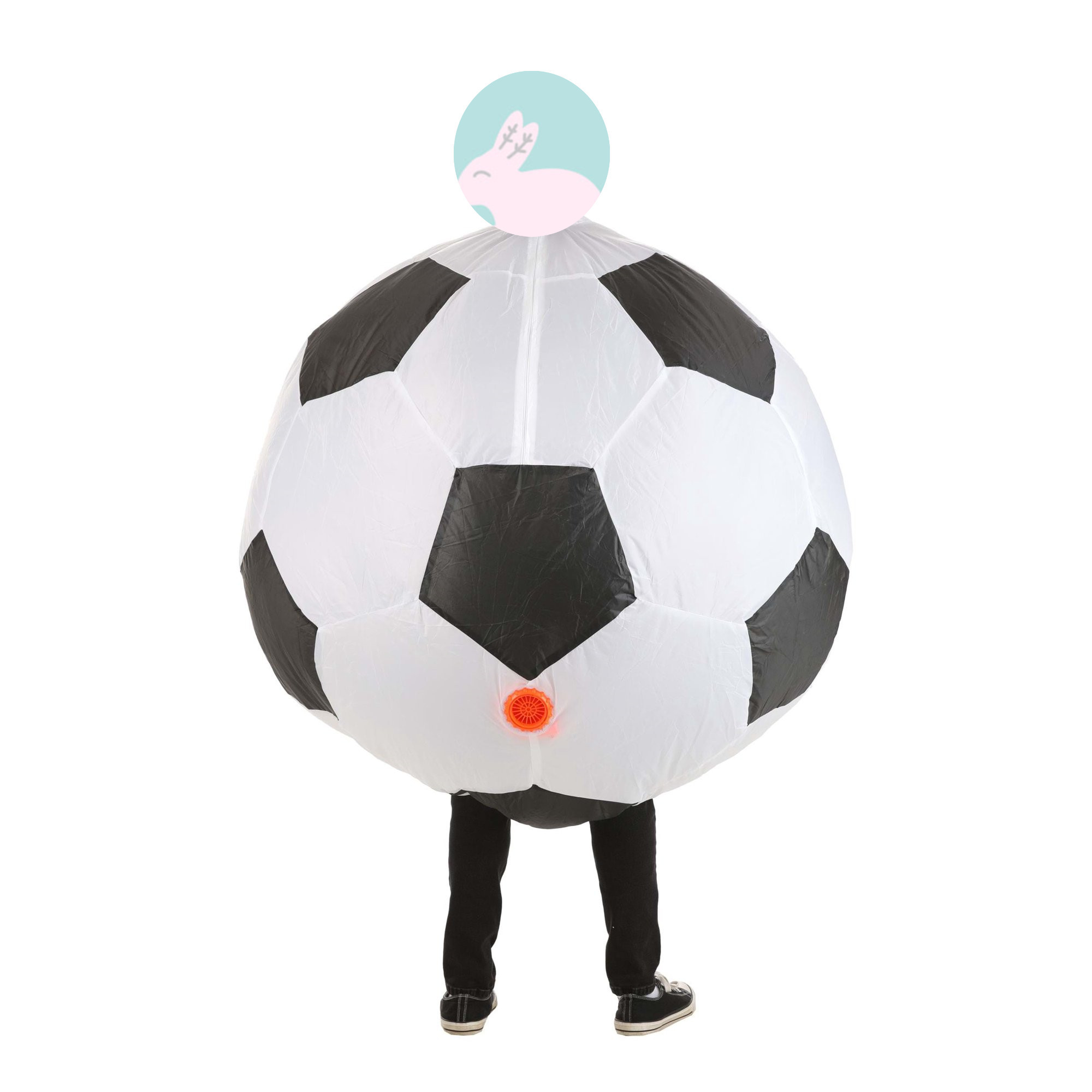 Halloween Party ball  Match Mascot Inflatable Soccer Ball  Football Team Costumes costume