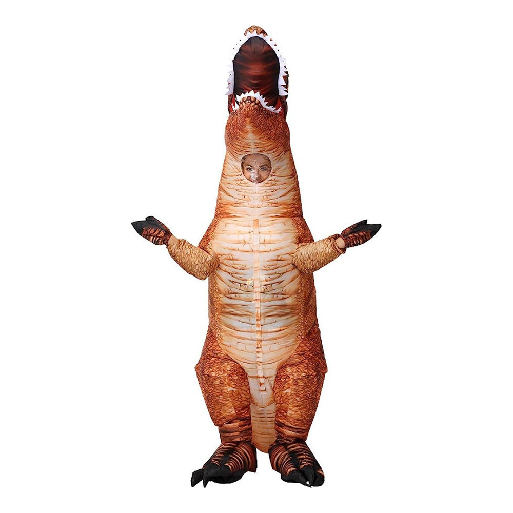 Inflatable  Adult Dinosaur spinosaurus Costume Blow up Costume Party Dress up Funny Dino Halloween