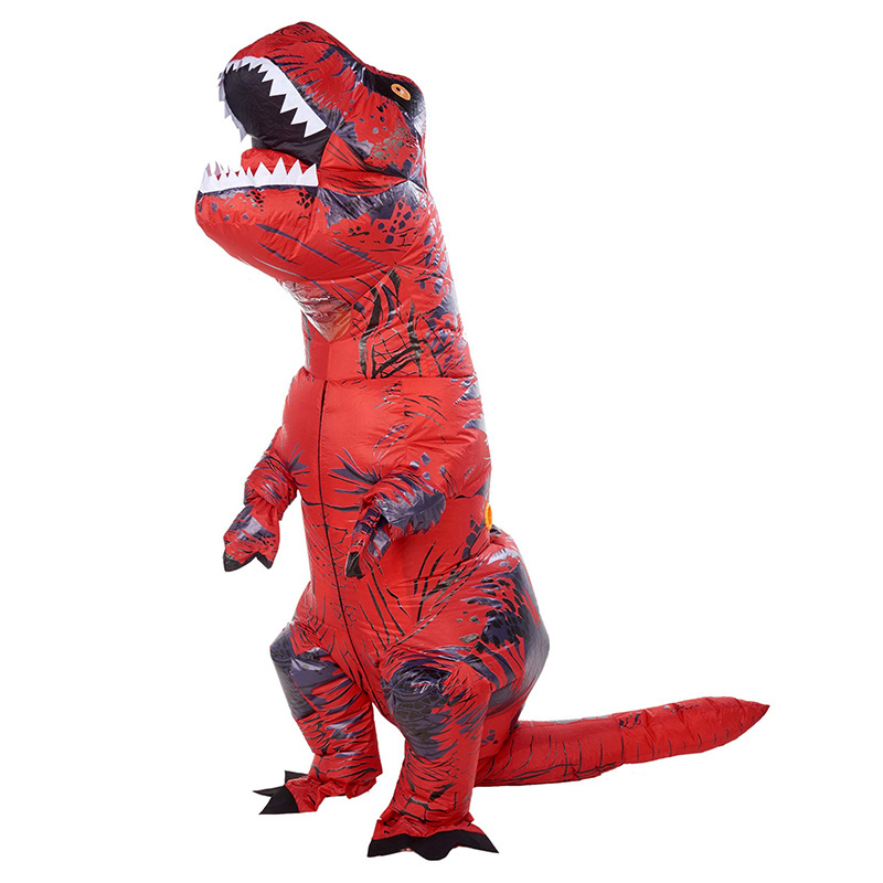 botargas halloween disfraz de dinosaurio inflable dinosaur T-REX rider inflated dino inflatable suit dragon mascot costume