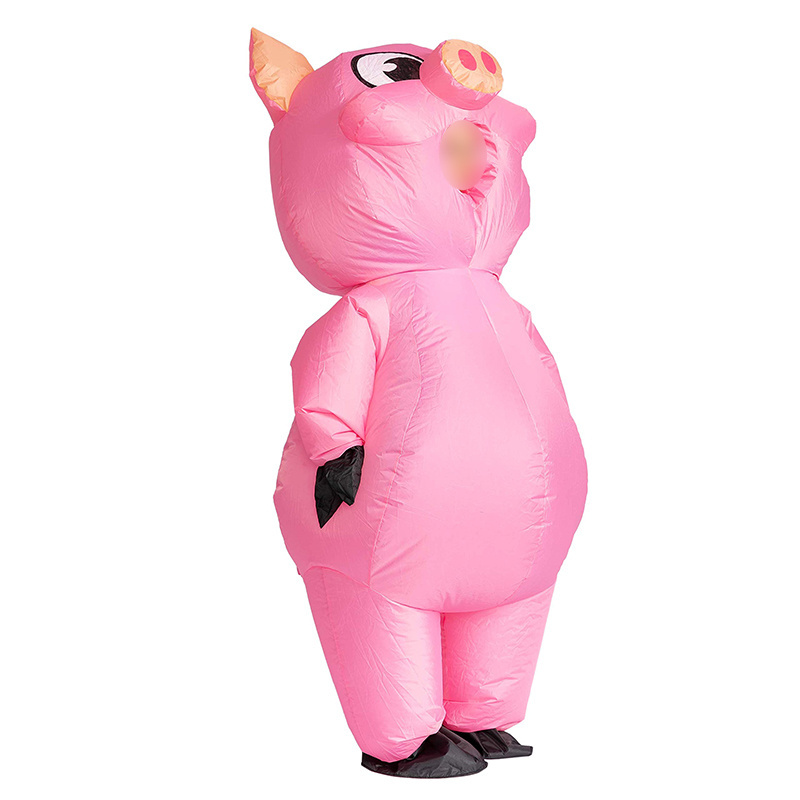 Inflatable Pig  mascot Halloween Costume Adult Unisex Full Body Animal Pig Inflatable disfraz inflable cerdo Costume