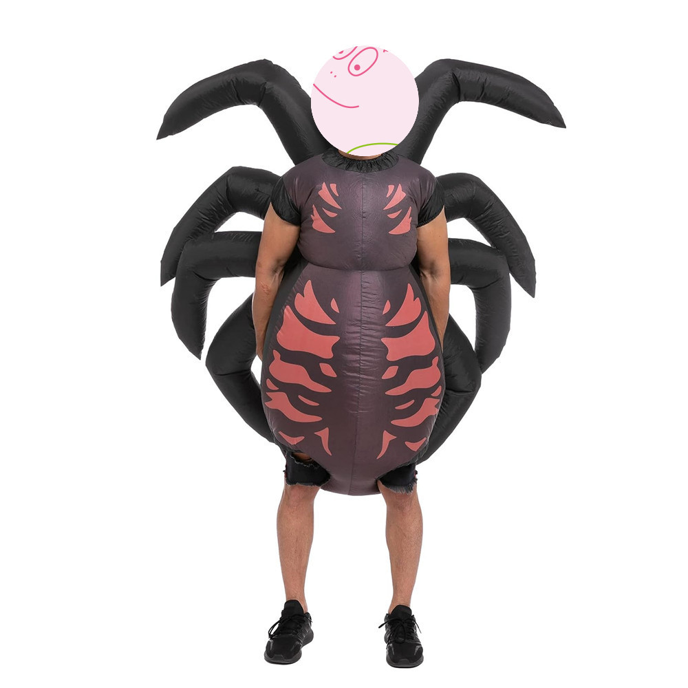 disfraz para de halowen hinchable halloween Inflatable spider Costume Full Body Adult Unisex  funny holiday cosplay Costume