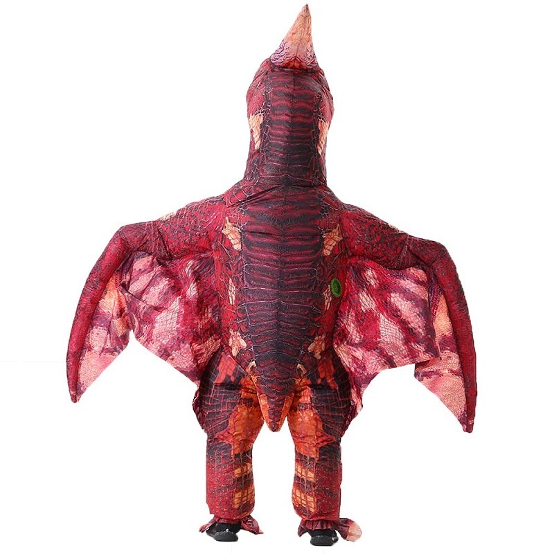 Inflatable Pterodactyl Costume for Adult Dinosaur Blow up Costume Party Dress up Funny Dino Halloween Costume