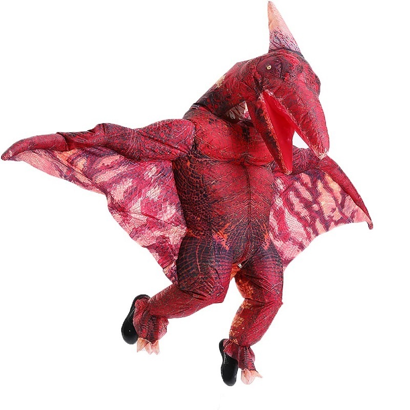 Inflatable Pterodactyl Costume for Adult Dinosaur Blow up Costume Party Dress up Funny Dino Halloween Costume