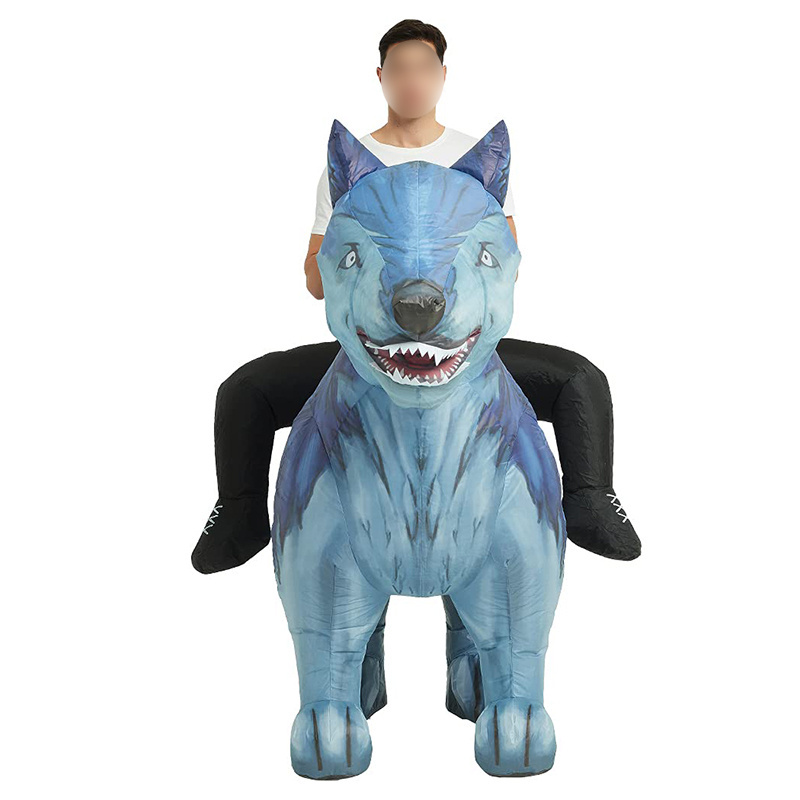 botargas disfraz inflable Inflatable Halloween Costume Wolf  mascot  cosplay Inflatable Costume Adult Unisex