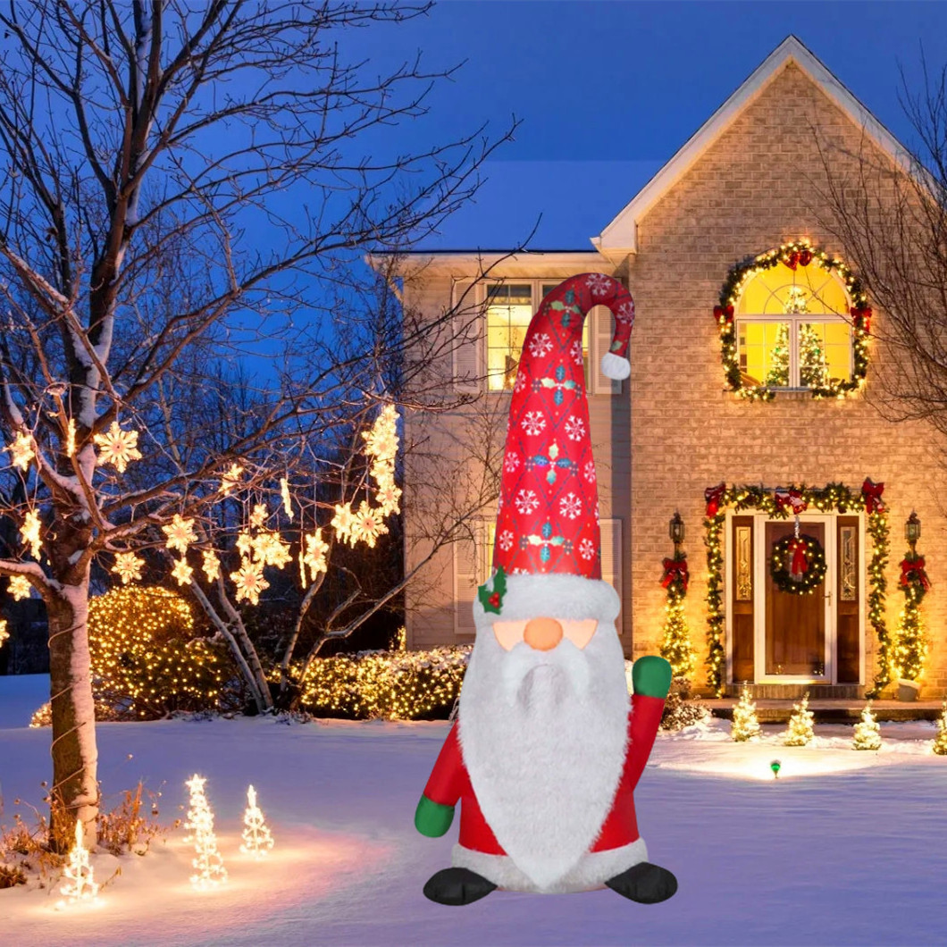 Christmas giant Inflatable garden Decorations Inflatables gnomes  gnome Outdoor Yard  Blow Ups for garden decoration