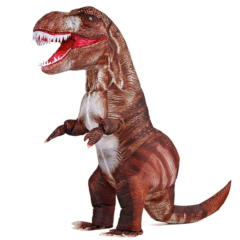 botargas disfraz Inflatable Dinosaur Costume Blow up T-rex Costumes for Adults Fancy Dino  Party Halloween Cosplay Costume