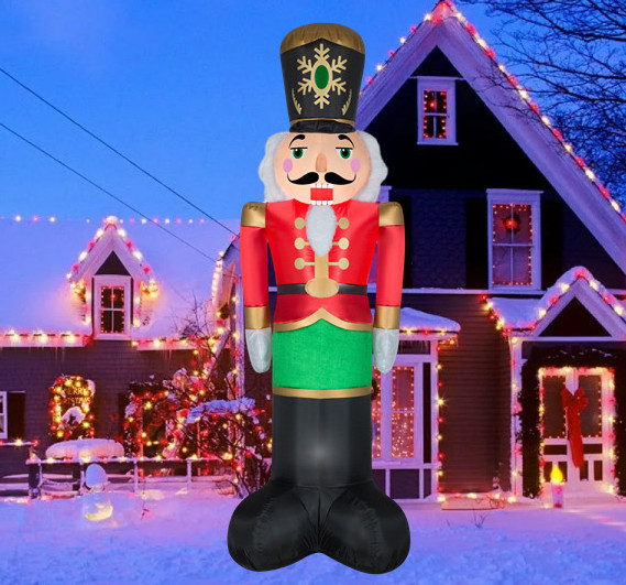 6ft outdoor nutcrackers Christmas Inflatable Decoration nutcracker ornament Inflatables Soldiers otra parte decoraciones