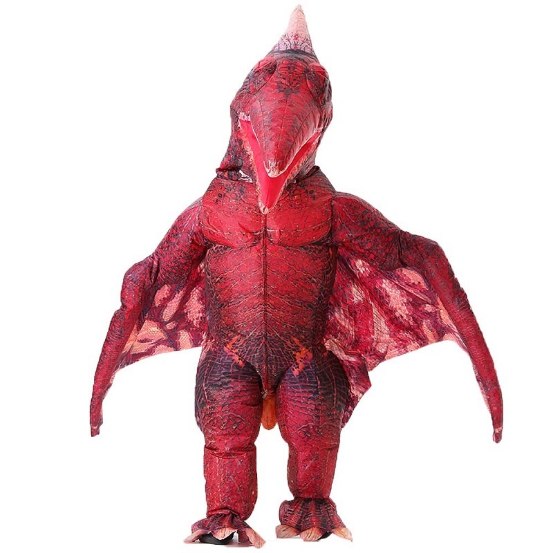 Inflatable Pterodactyl Costume for Adult Dinosaur Blow up Costume Party Dress up Funny Dino Halloween Costume