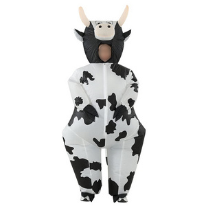 funny animal Inflatable Costume Cow Costumes Fancy Dress Cosplay full life size inflatable milk cow mascot costume