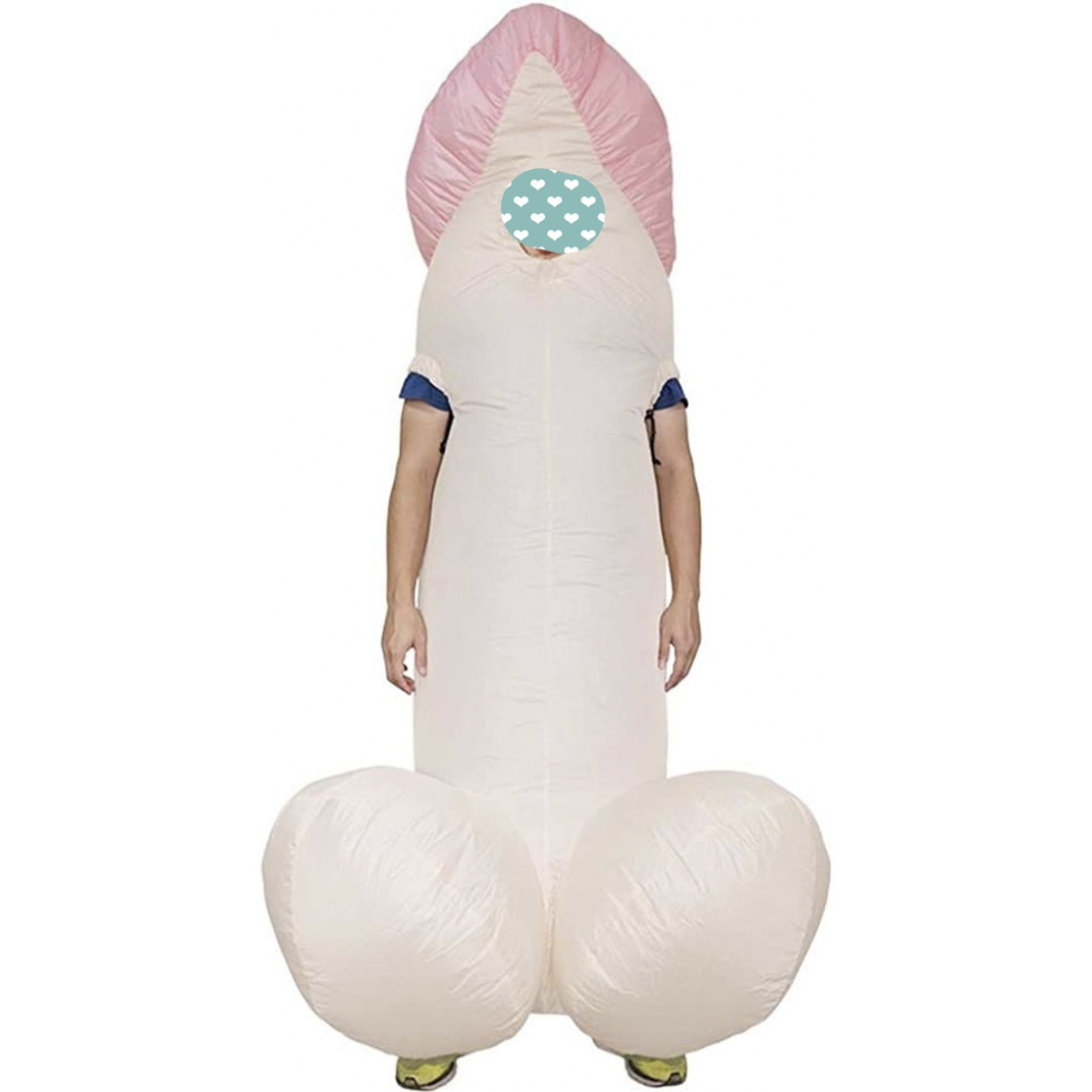 halowenn disfraz Funny Fancy  disfraz inflable pene Christmas Mascot Giant  Blow Up Inflatable Penis Costumes For Adults Men