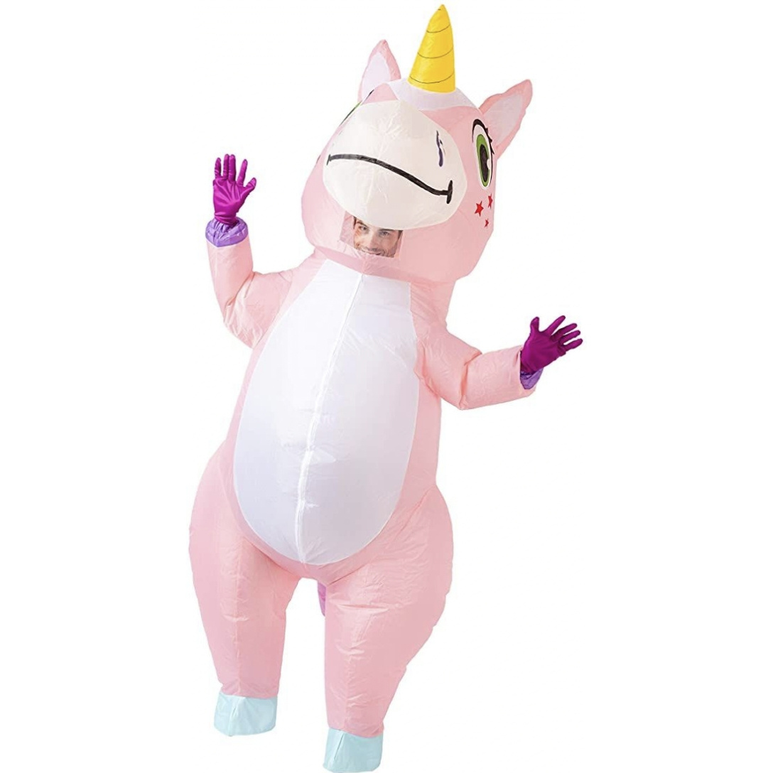 adult white inflat unicorn cartoon holiday party inflatable costume toy animal costume fat suit mascot costumes for adults