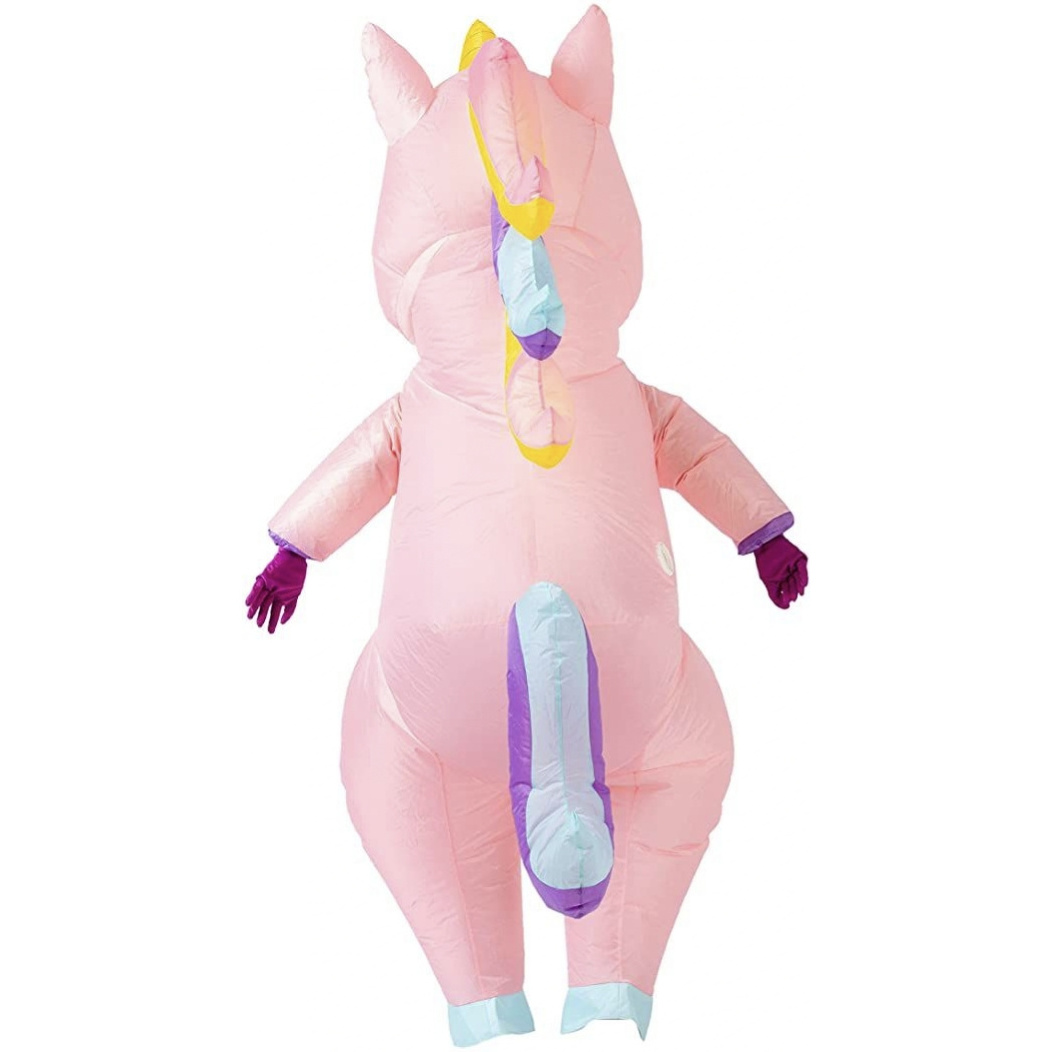 adult white inflat unicorn cartoon holiday party inflatable costume toy animal costume fat suit mascot costumes for adults