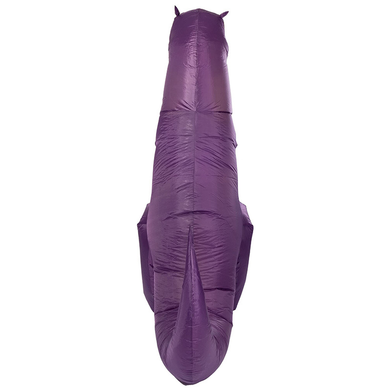 botarga disfras disfraz de dinosaurio inflable disfrases adultos purple dinosaur suit Inflatable maskot Costume Halloween