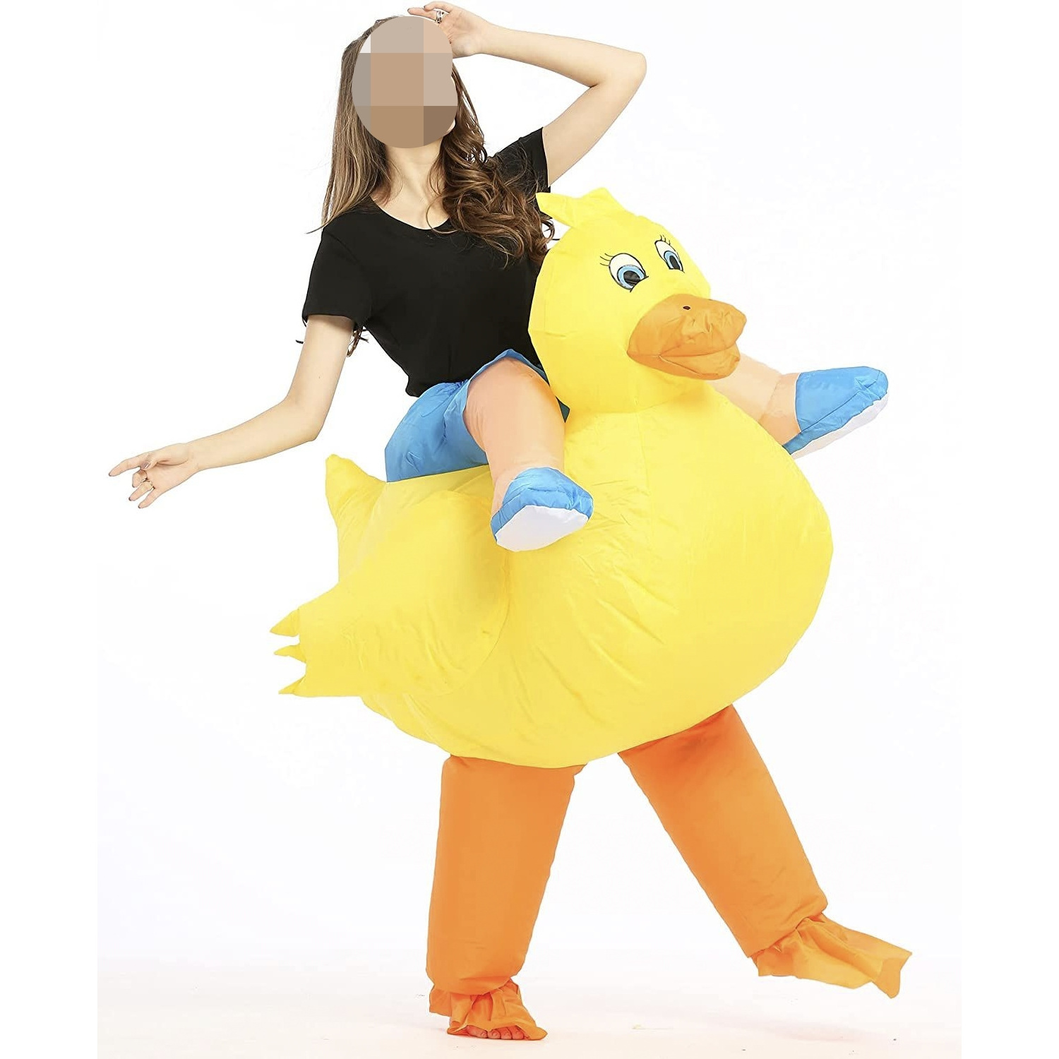 Giant inflatable yellow duck costume  inflatable mascot de mascotte costume  costumes  for adults free