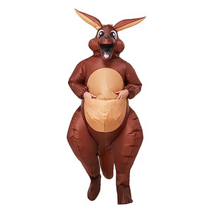 Kangaroo Halloween Advertising Cosplay Party Game Adult Cartoon Animal Inflatable Mascot Costume