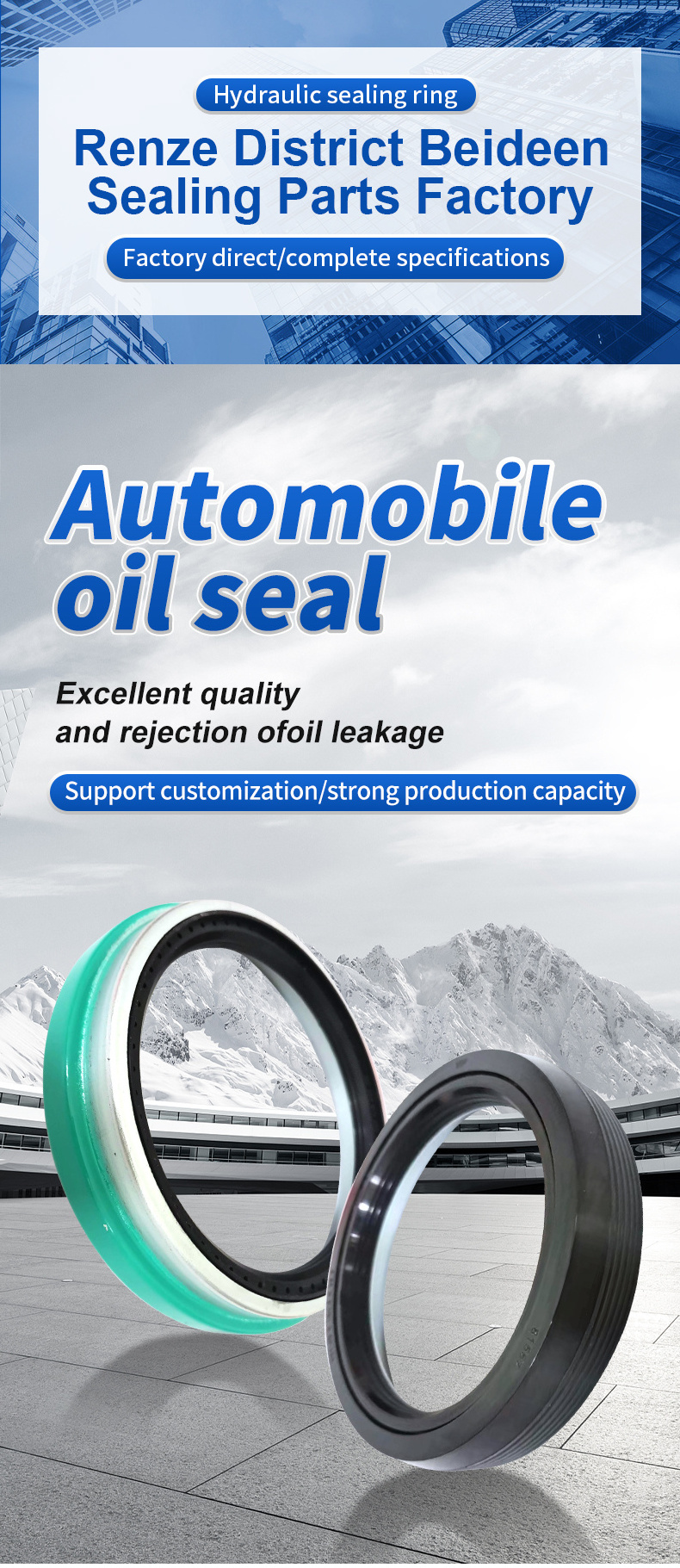 Box oil seal 169970245 0219976940 Size 120*150*14.3 mm Suitable for Mercedes-Benz truck rear axle oil seal