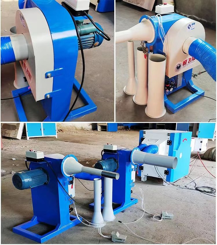 China supply 220v 380v offer customized logo Home textile production pp cotton pillow filling machine