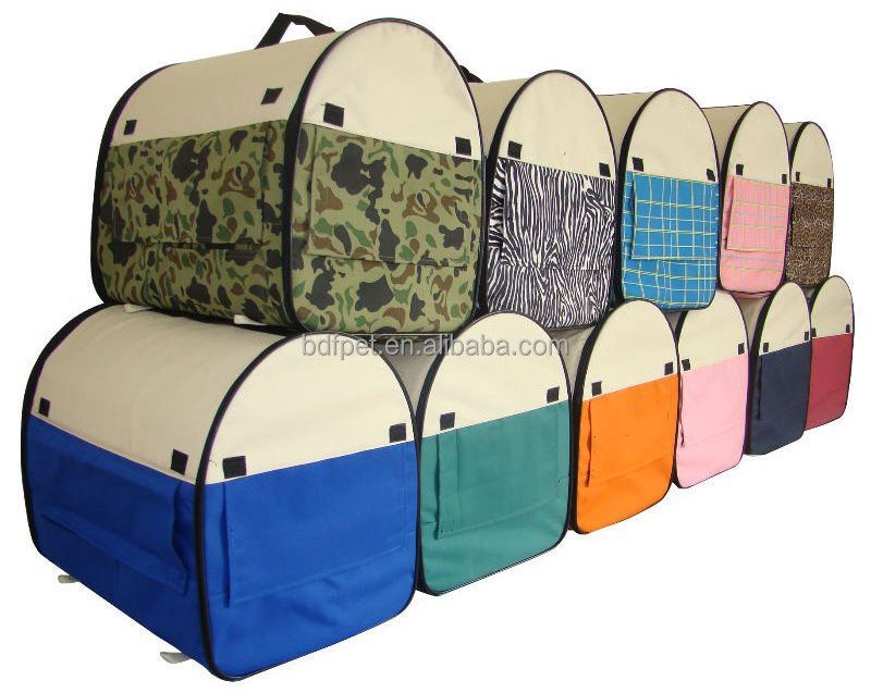 Wholesale Foldable Pet Travel Carrier bag/ Pet Dog Cat portable  Bag / Pet Soft Crate