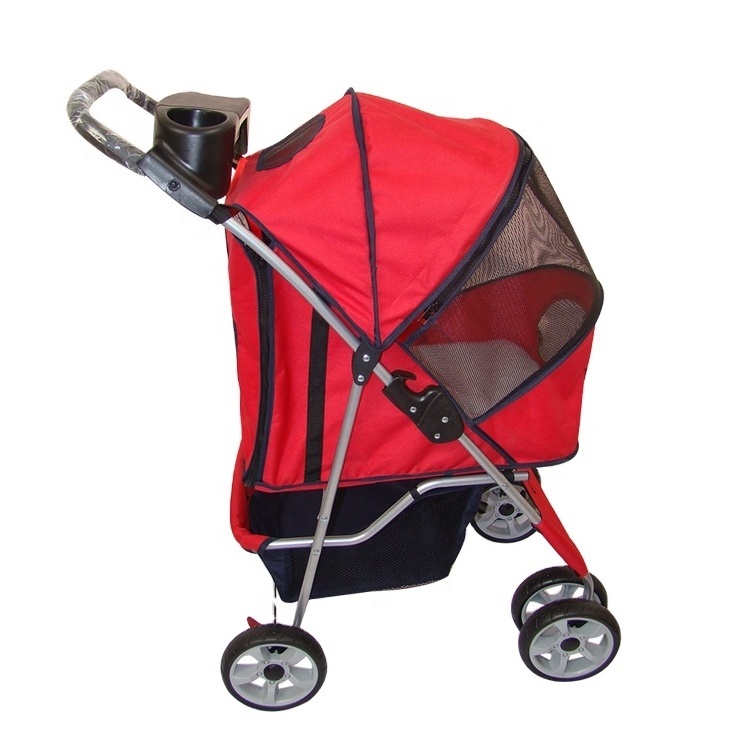 Durable  wearable 600d oxford dog stroller beautiful luxury pet stroller and carrier for cat dog rabbit