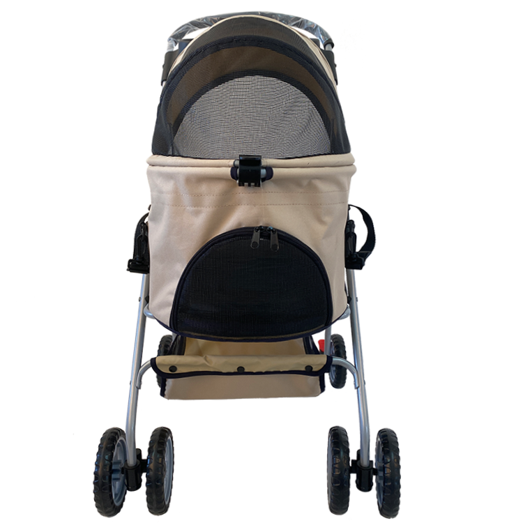 Excellent 3 in 1 separable four rounds pet stroller with detachable carrier folding dog cat strollers