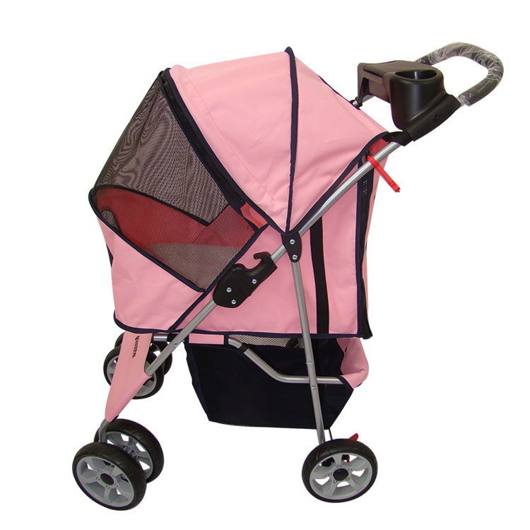 Luxury 600d oxford small animals pet stroller lightweight foldable pet stroller for cats and dogs