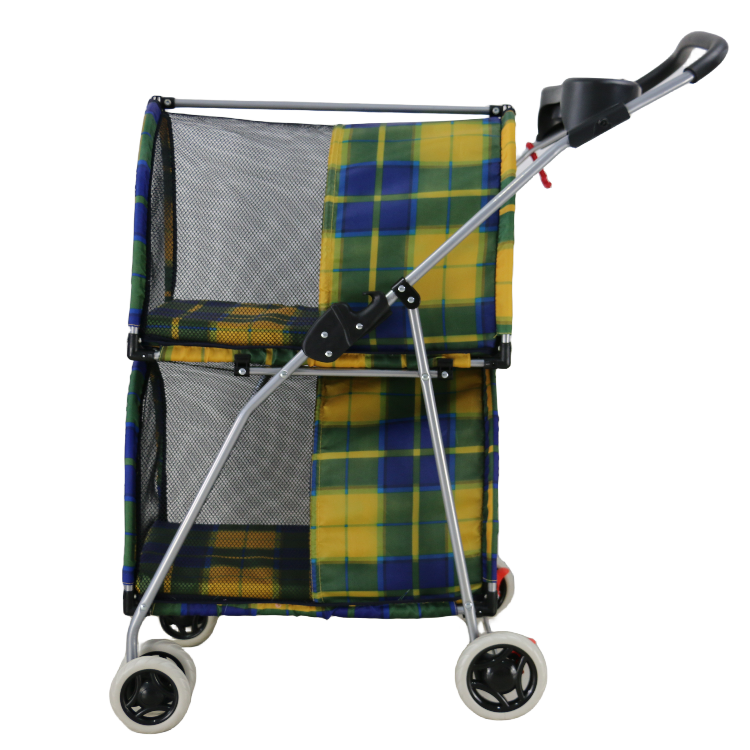 Wholesale cheap pet dog strollers wagon travel portable trolley pet carrier outdoor