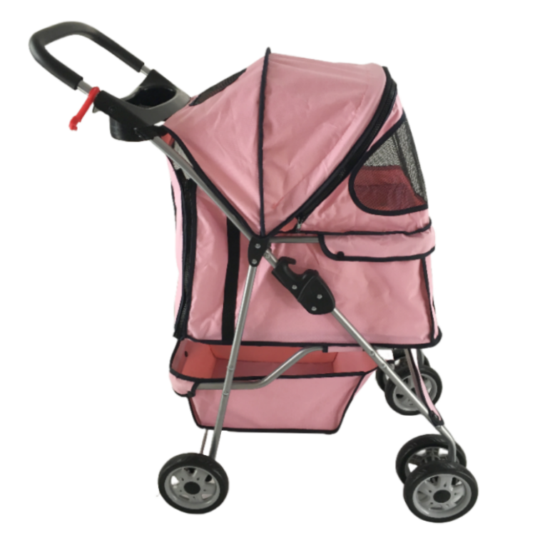 Hot selling serviceable foldable pet stroller cat dog convenient jogger pet trolley carrier